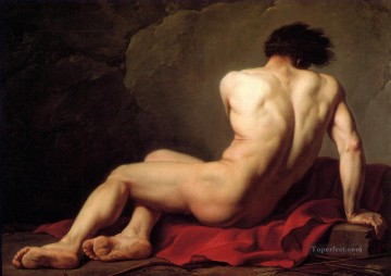  louis - Desnudo masculino conocido como Patroclus Jacques Louis David